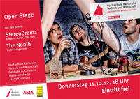 Open Stage - Bühne frei für Live-Musik mit Studierenden der Hochschule Karlsruhe